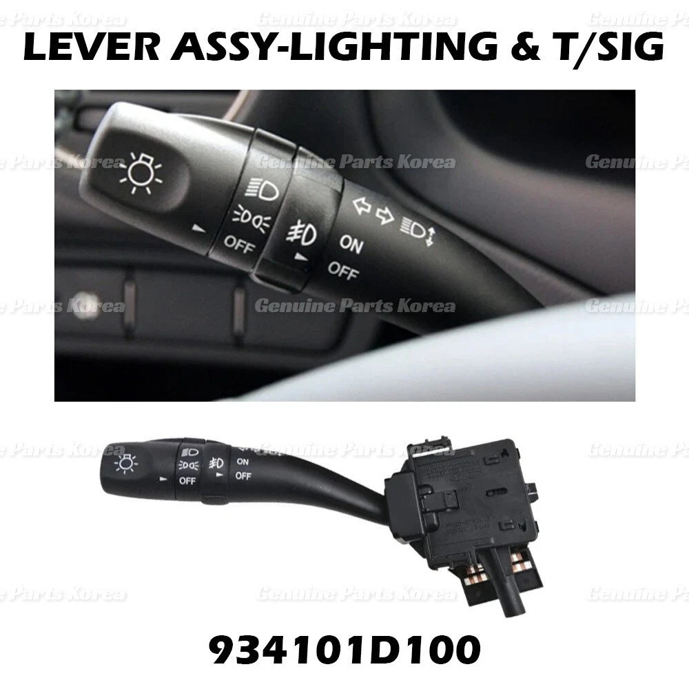 Genuine Headlight Fog Lamp Switch Lever 934101D100 for Kia Rondo 2007-2010