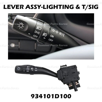 Genuine Headlight Fog Lamp Switch Lever 934101D100 for Kia Rondo 2007-2010