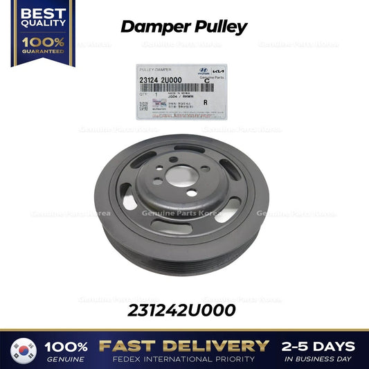 ⭐Genuine⭐ Damper Pulley 231242U000 for Hyundai Tucson Kia Sportage