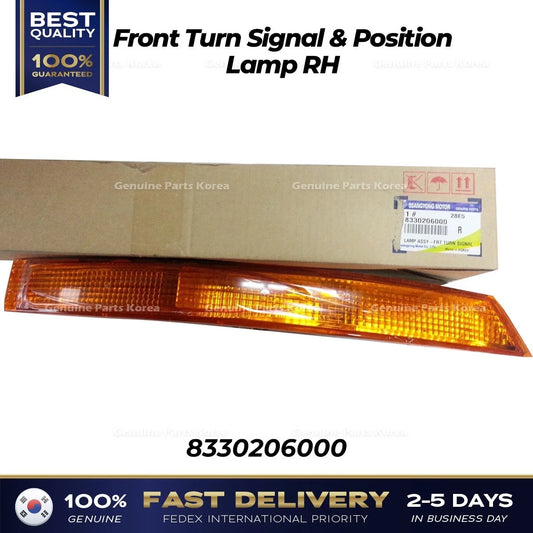 Genuine Front Turn Signal & Position Lamp RH 8330206000 for Ssangyong Korando