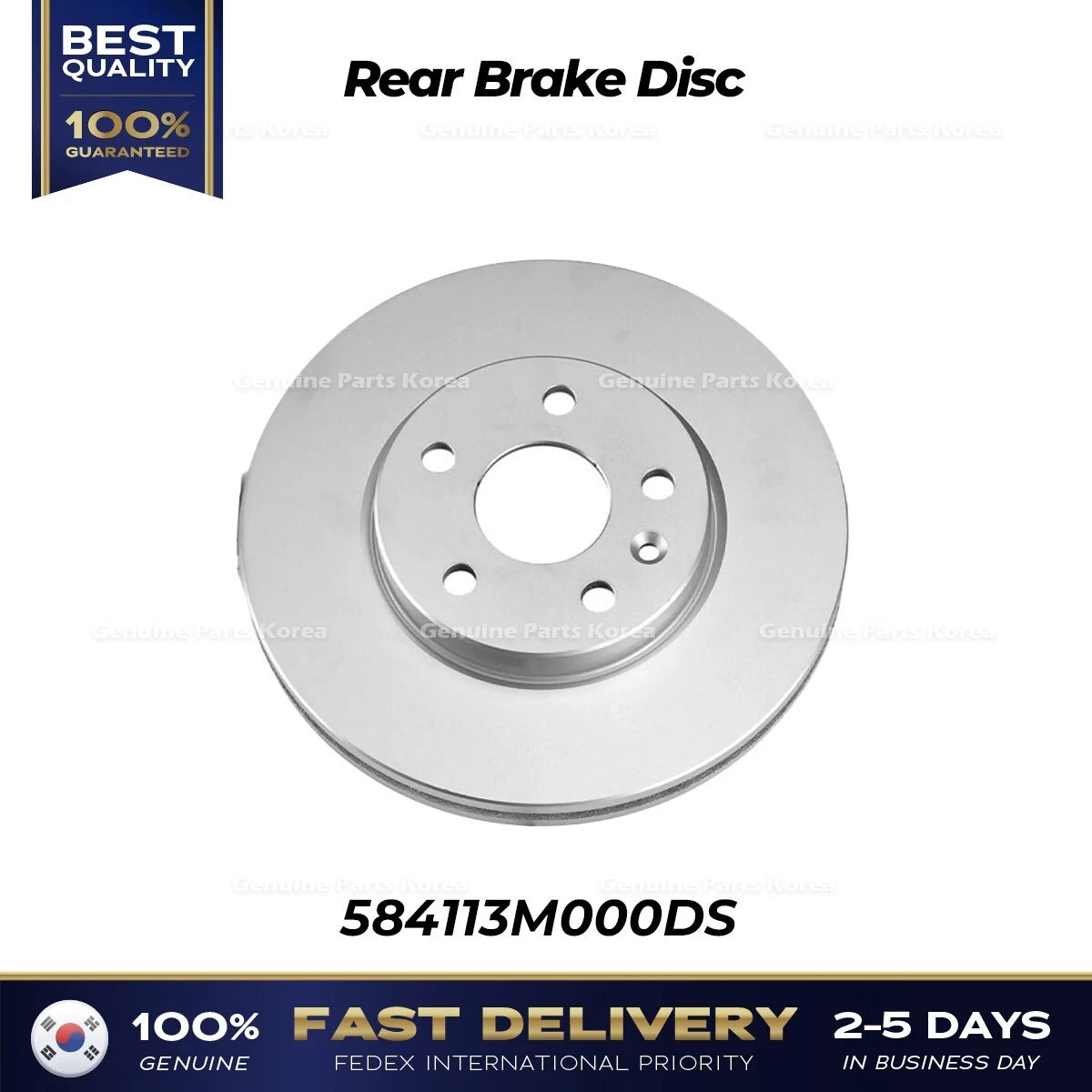 ⭐Genuine⭐ Rear Brake Disc 584113M000DS for Hyundai Genesis