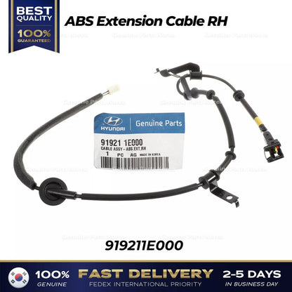 Genuine ABS Extension Cable RH 919211E000 for Hyundai Accent