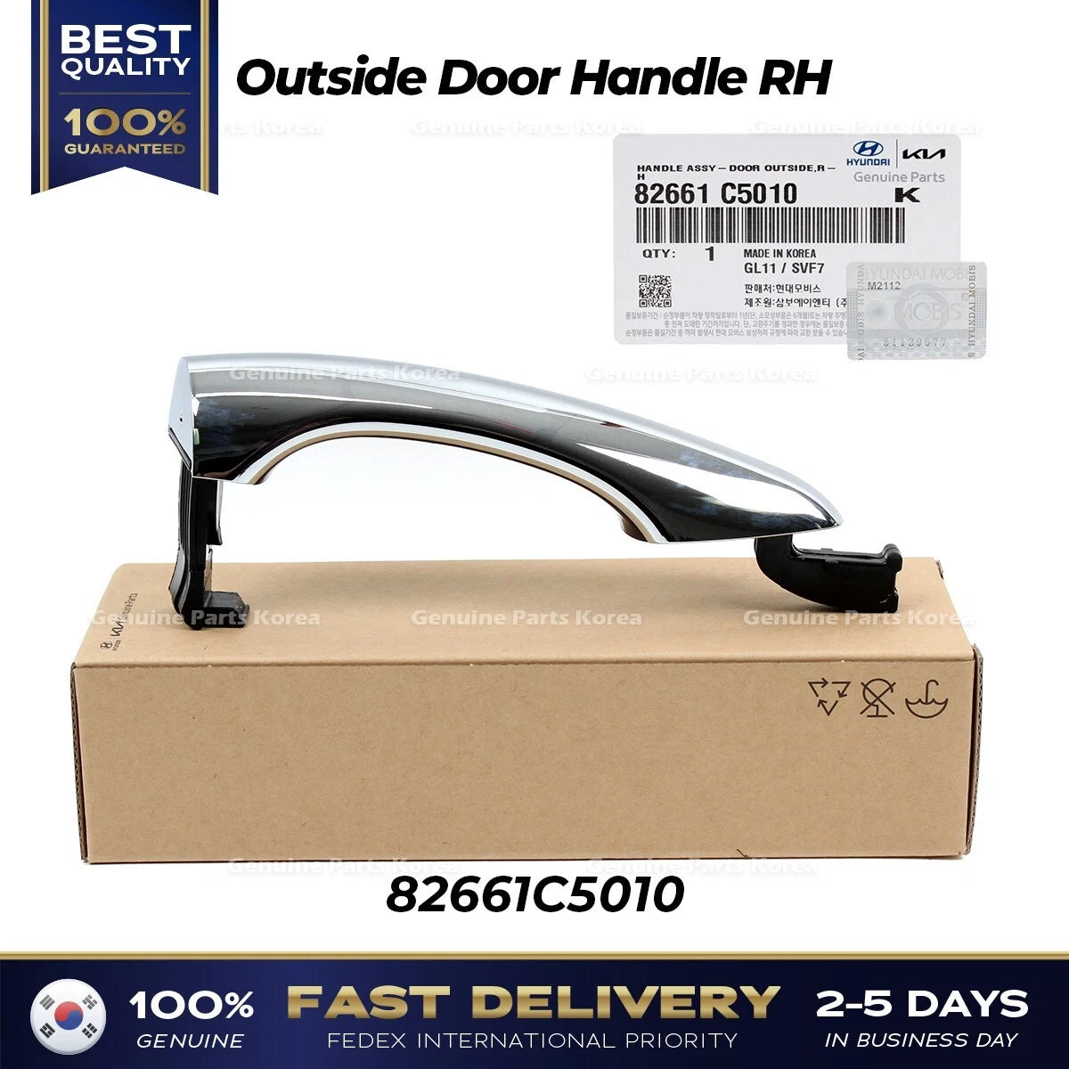 ⭐Genuine⭐ Outside Door Handle RH 82661C5010 for Kia Sorento