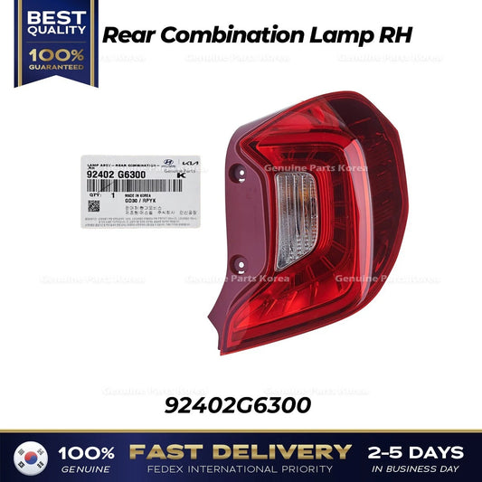 ⭐Genuine⭐ Rear Combination Lamp RH 92402G6300 for Kia Picanto