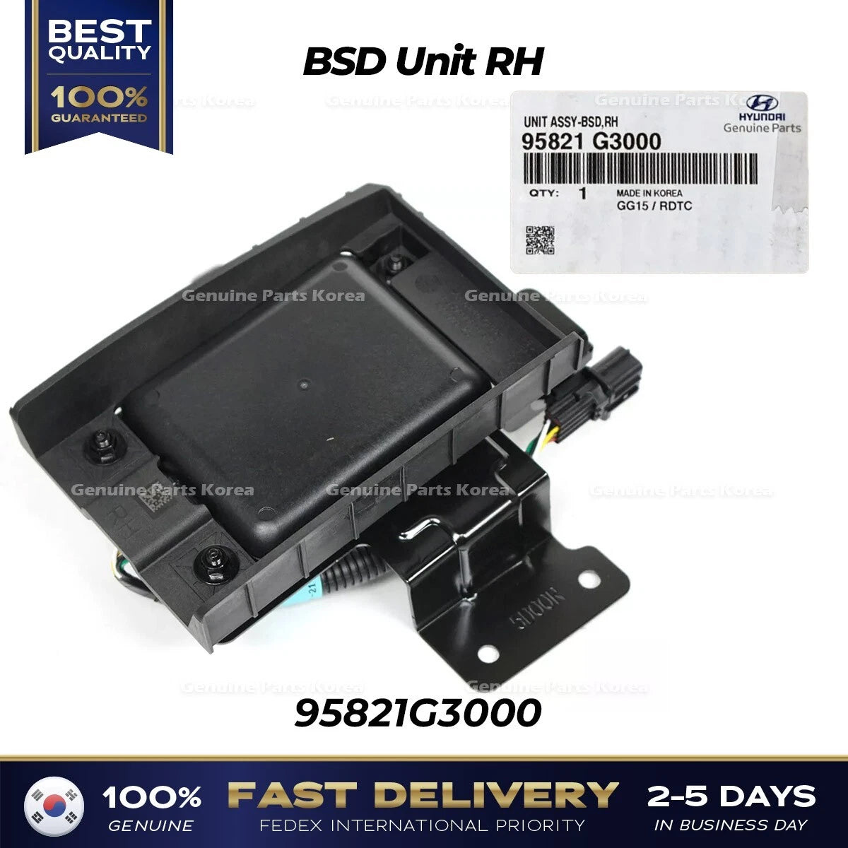 ⭐Genuine⭐ BSD Unit RH 95821G3000 for Hyundai Elantra GT