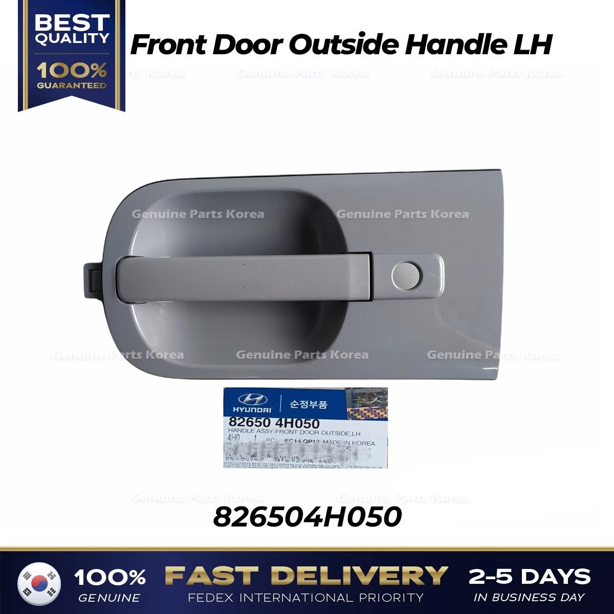 ⭐Genuine⭐ Front Door Outside Handle LH 826504H050 for Hyundai H1