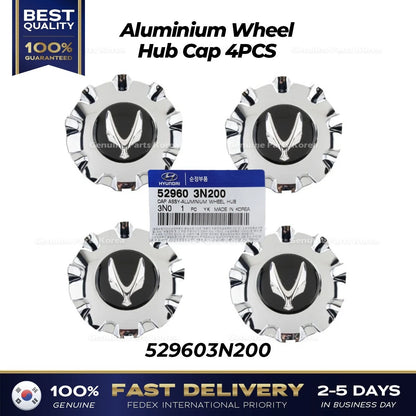 Genuine Aluminium Wheel Hub Cap 4PCS 529603N200 for Hyundai Equus
