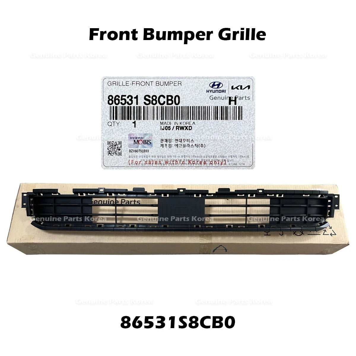 ⭐Genuine⭐ Front Bumper Grille 86531S8CB0 for Hyundai Palisade