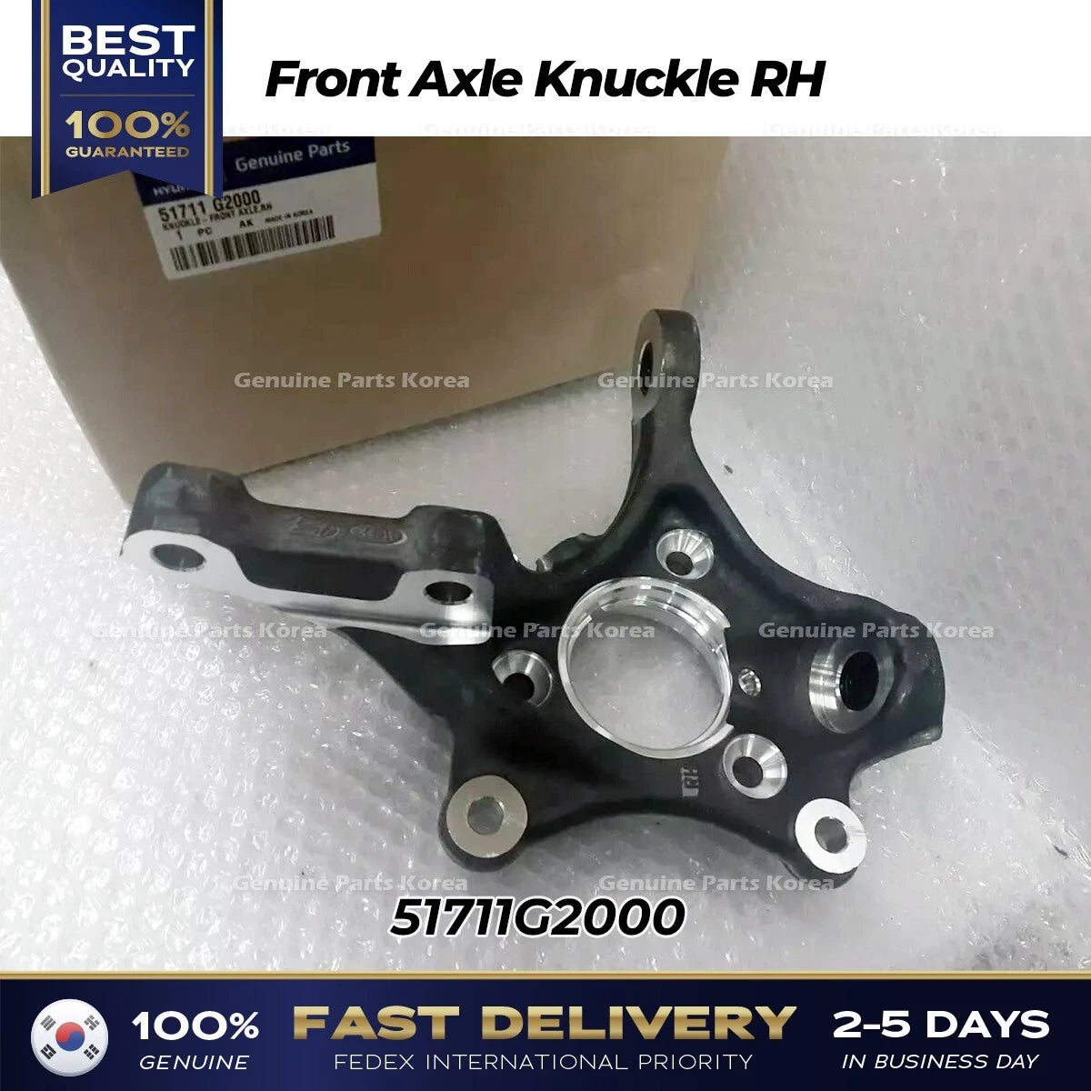 ⭐Genuine⭐ Front Axle Knuckle RH 51711G2000 for Hyundai Ioniq Kia Niro