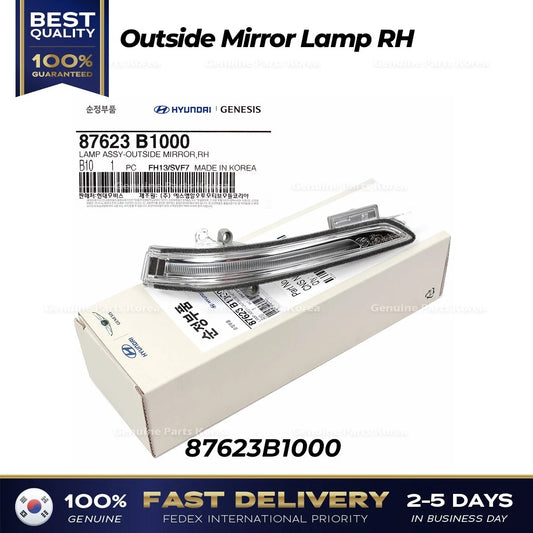 ⭐Genuine⭐ Outside Mirror Lamp RH 87623B1000 for Hyundai Genesis