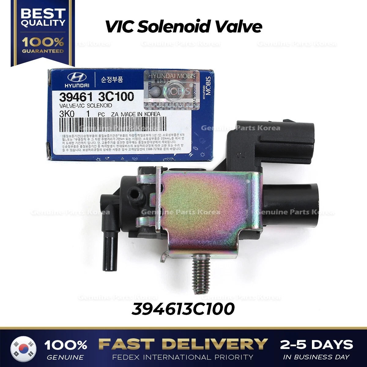 ⭐Genuine⭐ VIC Solenoid Valve 394613C100 for Hyundai Azera Entourage Kia Amanti