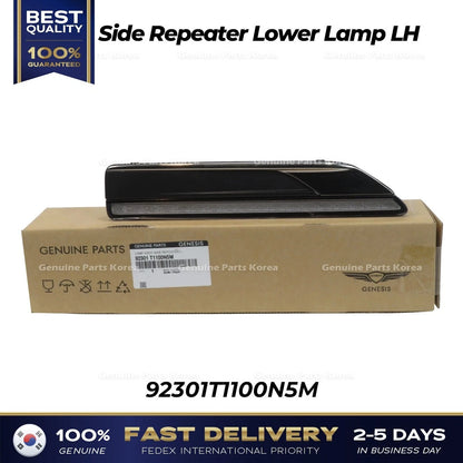 Genuine Side Repeater Lower Lamp LH 92301T1100N5M for Hyundai Genesis G80
