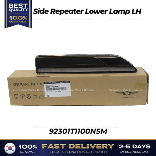 ⭐Genuine⭐ Side Repeater Lower Lamp LH 92301T1100N5M for Hyundai Genesis G80