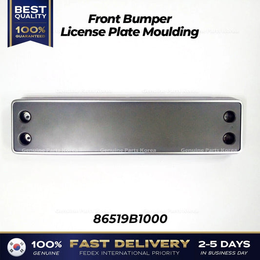 ⭐Genuine⭐ Front Bumper License Plate Moulding 86519B1000 for Hyundai Genesis