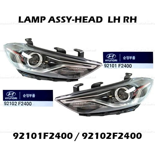 ⭐Genuine⭐ DRL HID HEAD LAMP LH RH 2P 1Set for Hyundai Elantra Sports 2018