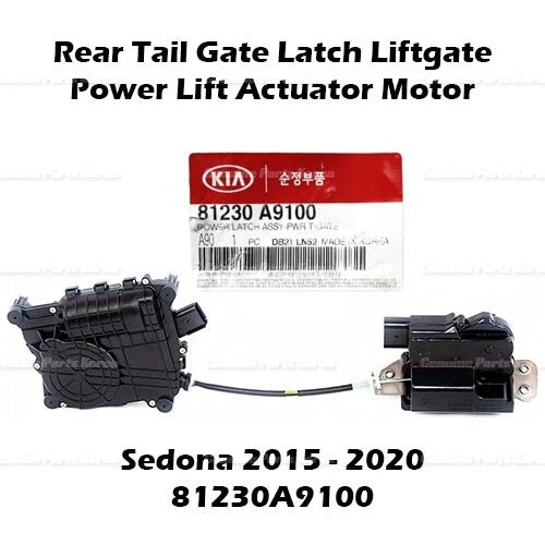 OEM Rear Tail Gate Latch Liftgate Power Lift Actuator Motor for Sedona 2015-2020