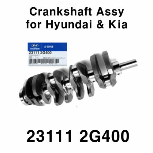 Crankshaft 231112G400 for Hyundai Sonata Genesis Coupe Kia Sportage Optima 2.0L