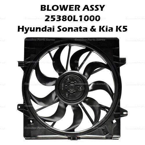 ⭐Genuine⭐ Radiator Condenser Cooling Fan Assembly for Hyundai Sonata & Kia K5