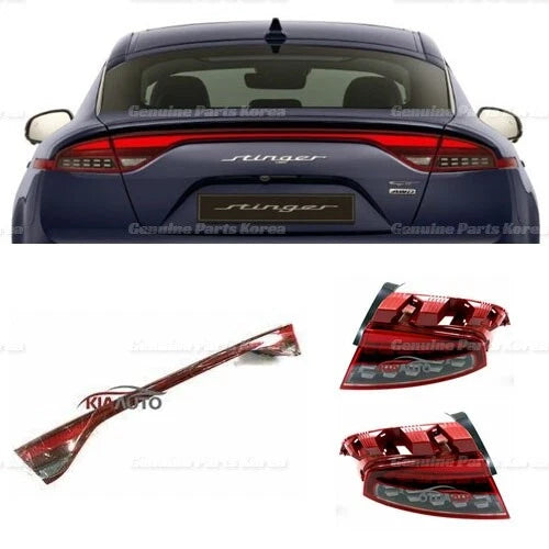 ⭐Genuine⭐ MEISTER Tail Light Lamps LH CTR RH 3P 1Set for Kia Stinger 2018 - 2022