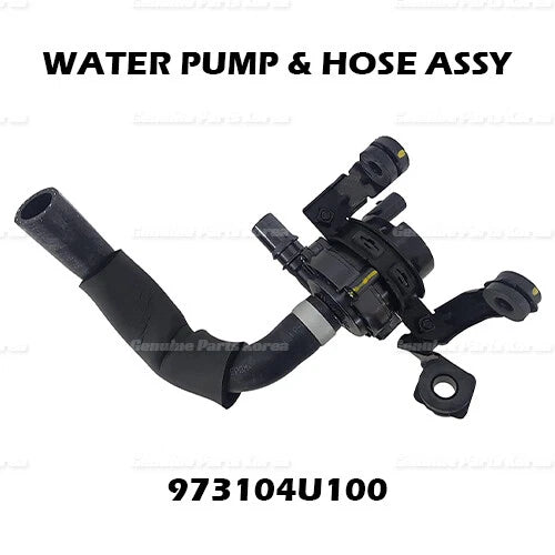 ⭐Genuine⭐ Water Pump & Hose Assy 973104U100 for Kia Optima Hybrid 2011 - 2016
