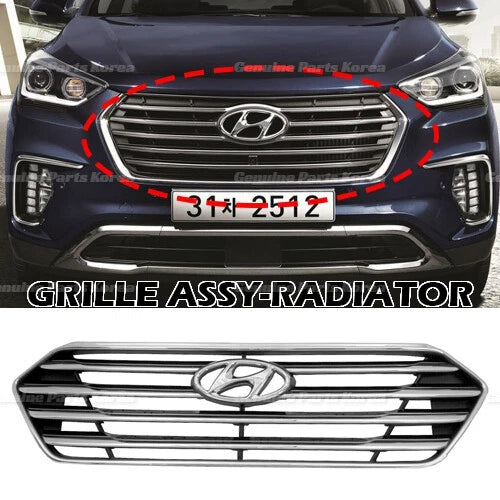 ⭐Genuine⭐ Radiator Bumper Grille 86350B8000 for Hyundai Santa Fe 2013 - 2016