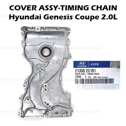 Genuine Timing Chain Cover 213502C101 for Hyundai Genesis Coupe 2.0L
