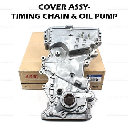 Genuine Timing Cover Engine Oil Pump 213502E340 for Hyundai Elantra 2014-2016