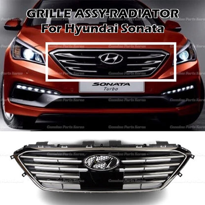 OEM Radiator Bumper Grille Smart Cruise 86350C1200 for Hyundai Sonata 2015-17